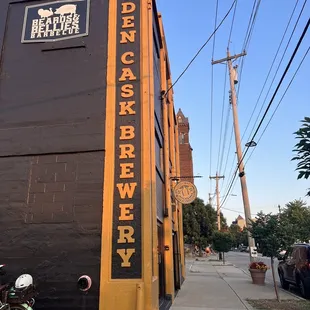 a motorcycle parked in front of a building