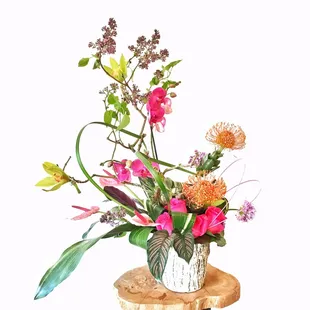 Fresh Structural Tropical Orchid Spring