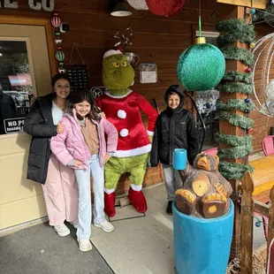 Fun decorations outside!