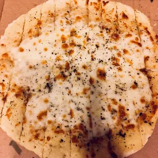 Cheese bread should have enough cheese to cover it