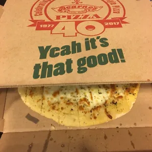 Unfortunately they are putting their food in real Bearno&apos;s boxes