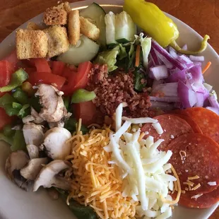 From the lunch buffet.