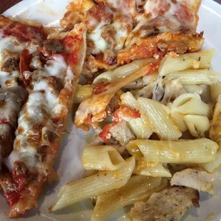 From the lunch buffet.