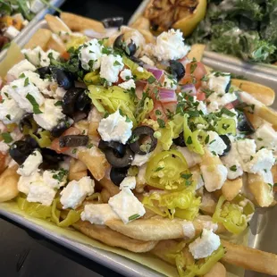 Loaded Greek Fries