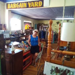 Just a portion of the shoppe.