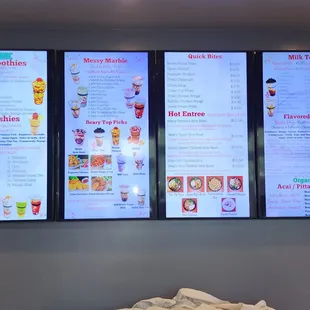 There ordering menu.