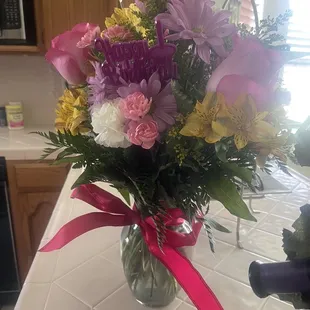 Birthday arrangement