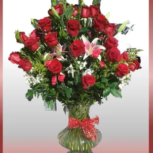 My most recent creation  48 Red Roses 2   Oriental 11720 Montana  El Paso, TX 79936 (915) 204-6918 www.BeasFlowersElPaso.com