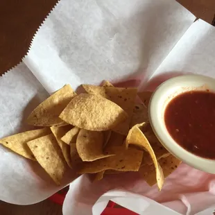 Chips and salsa.