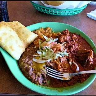Carne Adovada Plate