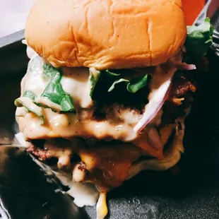 Double Beast Burger!