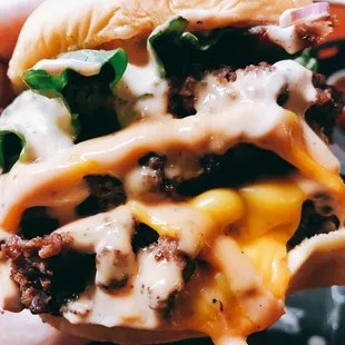 Double Beast Burger!