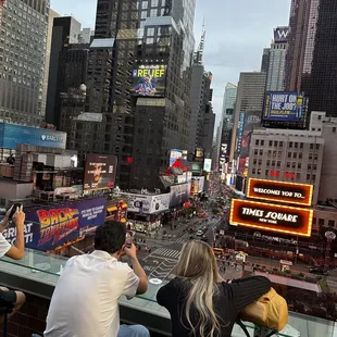 Amazing time square view