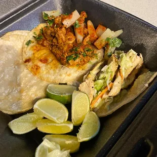 Al Pastor and Pollo Asada Tacos, To-Go!