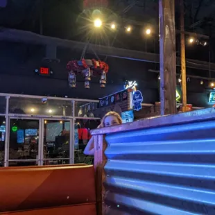 a man sitting at the bar