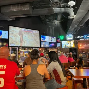 Pre-game crowd