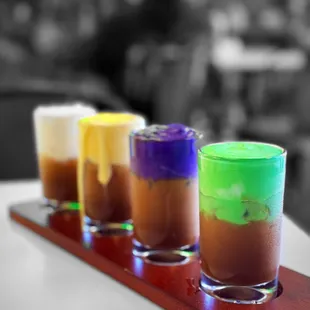 Vietnamese Coffee Flight | IG: whaevaeats