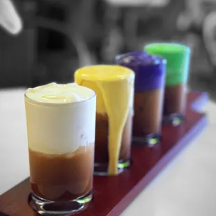 Vietnamese Coffee Flight | IG: whaevaeats