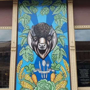 Mural at Beastro &amp; Barley