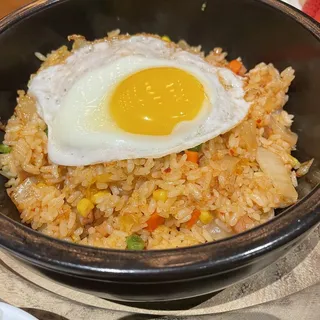 Kimchi Fried Rice Tower