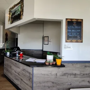 Reception area