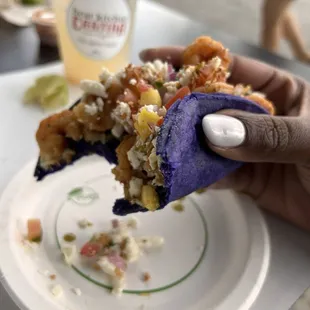 Purple tortilla