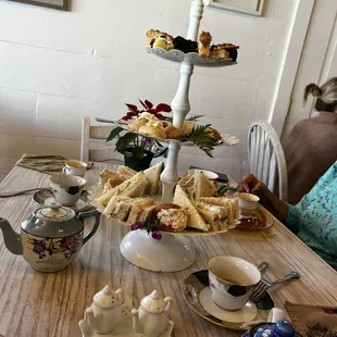 High tea sweet and savory trays