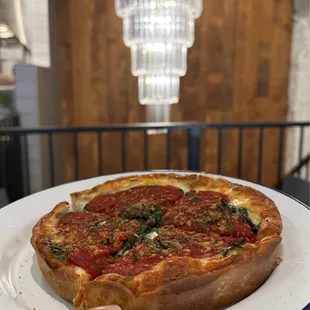 Individual Deep Dish Spinach
