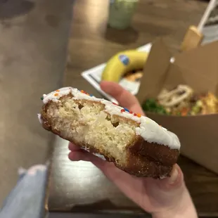 Gluten free Birthday Cake donut