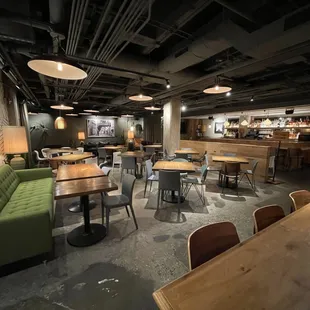 the interior of a restaurant