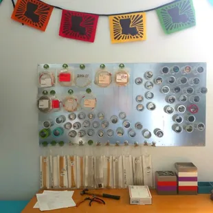 a peek inside our studio