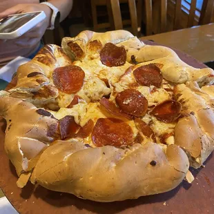Turkey Pepperoni Pizza