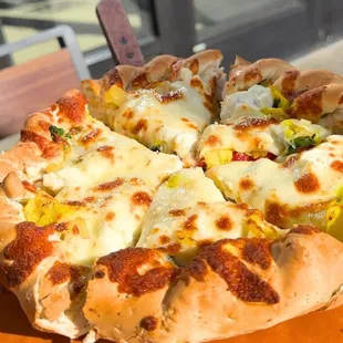 pizza, food