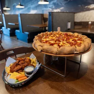 pizza, food