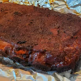 a piece of bbq