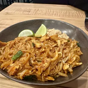 Pad Thai with chicken