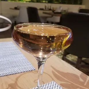 Limited breakfast menu but they do offer a refreshing cranberry mimosa