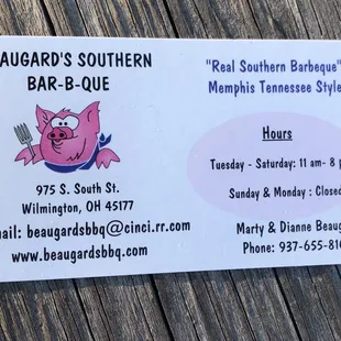 Business card