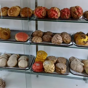 Glass Dessert Cabinets in The Front Of The Store