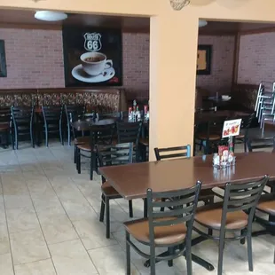 Large Group Room In The Back Of The Cafe