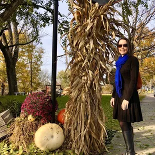 In front of the Beaumont Inn.