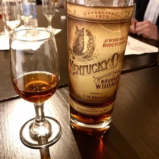 Private Bourbon Tasting.