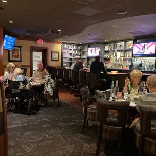 Bar area is nice to eat in!