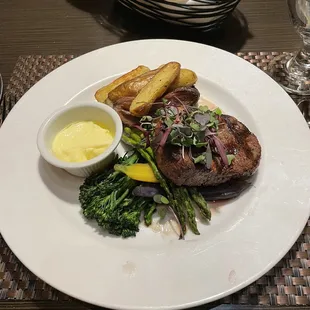 Steak and potatoes