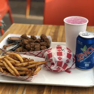 B4. Griddled Mushrooms Burger