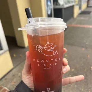 Lychee Strawberry Fruit Tea