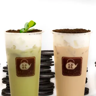 Oreo Milk Tea Cheese Mousse