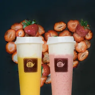 Lychee Strawberry Fruit Tea