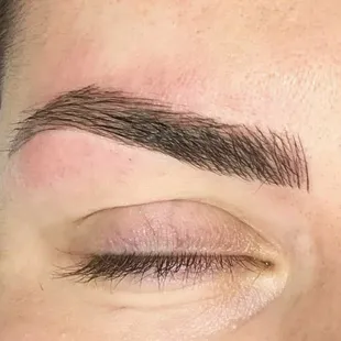 Microblading only full service, healed.