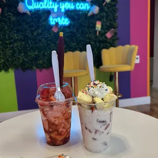 Fresada and banana split